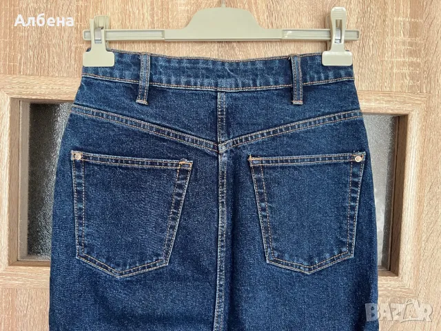 Дънкова Midi пола Zara, снимка 6 - Поли - 49667547