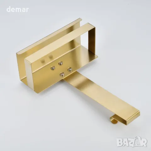 NEWRAIN Shower Caddy Hanging, Рафт за душ без пробиване за окачване на стъклената врата на душа, снимка 5 - Други стоки за дома - 47662655