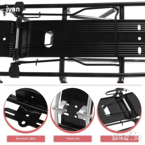 багажник за велосипед , снимка 6 - Аксесоари за велосипеди - 50042934