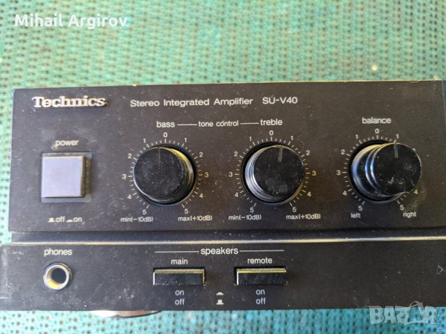 Technics SU-V40-VC-4 Amplifier Sistem, снимка 7 - Ресийвъри, усилватели, смесителни пултове - 28665991