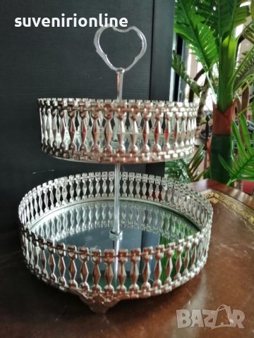 Луксозна бонбониера /стойка за сладкиши , снимка 2 - Аксесоари за кухня - 38295875