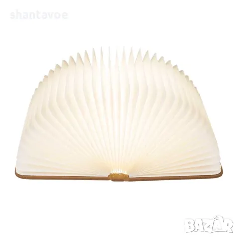 Сгъваема LED лампа Книга с три режима, снимка 5 - Настолни лампи - 49369736