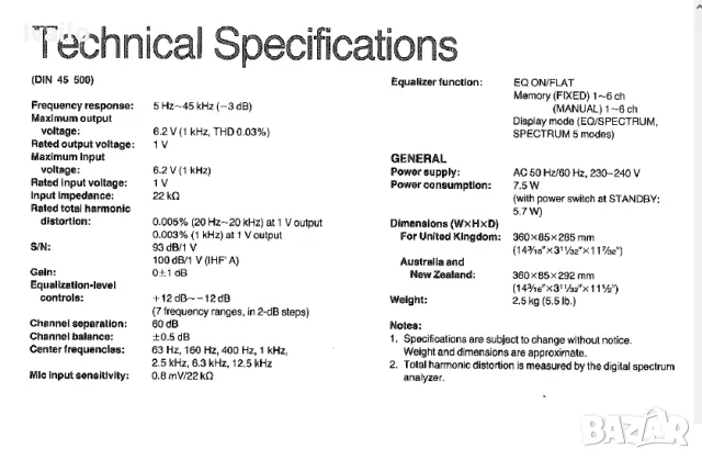 Technics SH-E51, снимка 9 - Еквалайзери - 45040694