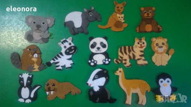 Фигурки от филц за декорация, снимка 13 - Други - 9304954