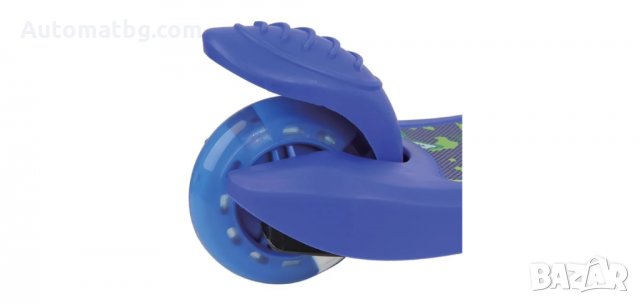 Тротинетка, Синьо с LED колела , снимка 3 - Скутери и тротинетки - 32904014