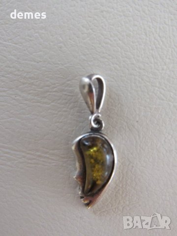 Колие - висулка първокласен балтийски кехлибар, снимка 2 - Колиета, медальони, синджири - 43079586