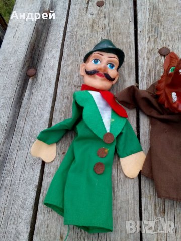 Стари кукли за куклен театър,Червената шапчица, снимка 2 - Антикварни и старинни предмети - 27063867