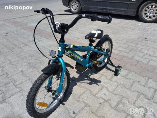 PASSATI Велосипед 16" SAMURAI син, снимка 7 - Велосипеди - 53558848