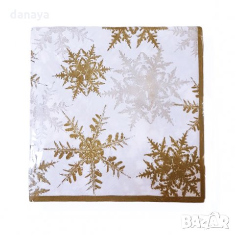 2525 Коледни салфетки за маса, двупластови, 20 броя в пакет, снимка 5 - Аксесоари за кухня - 34735958