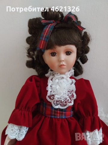 Колекционерска порцеланова кукла „Зимна елегантност“ от галериите Ashton-Drake , снимка 12 - Декорация за дома - 52130108