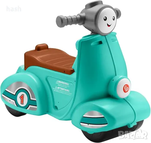 Fisher-Price Smart Stages - Музикално каране на ролка с 3 нива на обучение за когнитивни умения, вкл, снимка 4 - Коли, камиони, мотори, писти - 48434150
