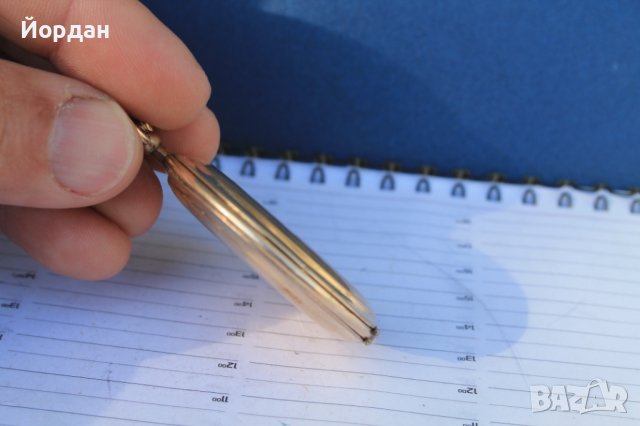 Швейцарски джобен позлатен часовник "BWC ''  52 мм, снимка 3 - Антикварни и старинни предмети - 40579743