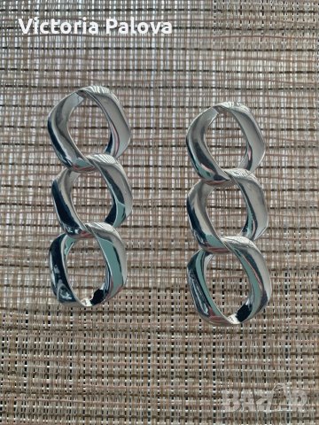 Мега модерни големи обеци statement , снимка 6 - Обеци - 32252434