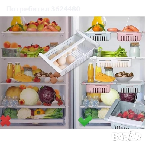 Рафт за Хладилник Разтегателен 48190, снимка 3 - Хладилници - 52643996