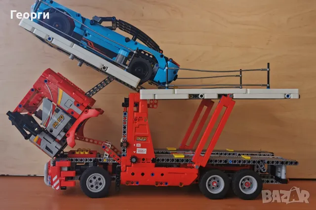 Lego Technic 42098 Автовоз + 42093 Chevrolet Corvette ZR1, снимка 7 - Конструктори - 49110776