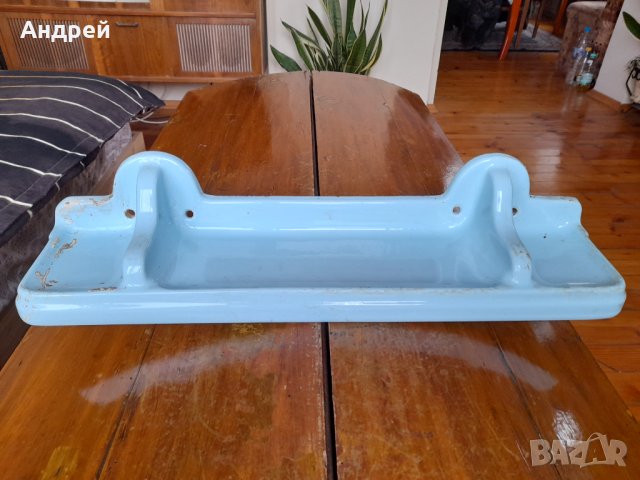 Стар фаянсов рафт,етажерка,лавица за баня #2, снимка 4 - Други ценни предмети - 43451055