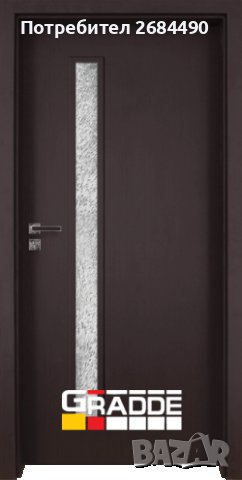 Интериорна врата Gradde Wartburg, цвят Орех Рибейра, снимка 1 - Интериорни врати - 44101471