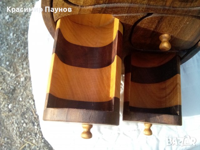 Кутия за бижута . Ръчна изработка . Нова ., снимка 10 - Бижутерийни комплекти - 38341176