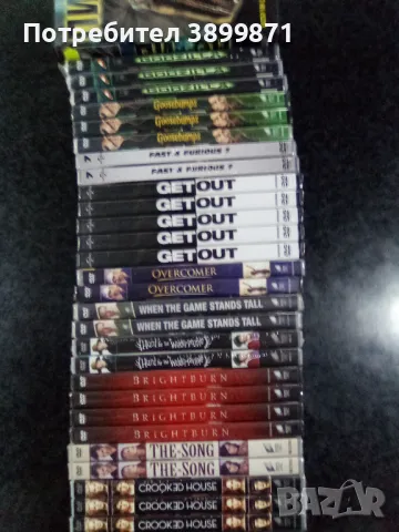 Продавам чисто нови филми на  DVD с български субтитри цена от 10 до 15 лева, снимка 2 - DVD филми - 48590535