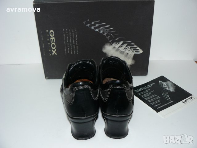 GEOX спортни обувки, черни, 7см платформа – 38н, 258мм, снимка 4 - Дамски ежедневни обувки - 28746289
