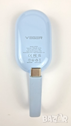 Нова Външна батерия (Power Bank) за Apple Watch - 1200mAh, снимка 3 - Друга електроника - 52927677