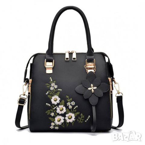 Дамска чанта Summer Black, снимка 7 - Чанти - 40298412