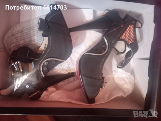 дамски луксозни обувки почти не използвани 