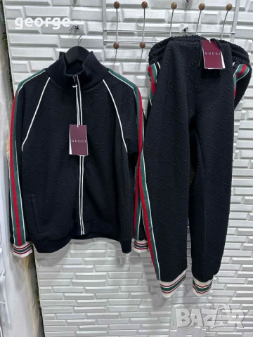 Екип Gucci с тениска - размер XL - нов, снимка 2 - Спортни дрехи, екипи - 52624235