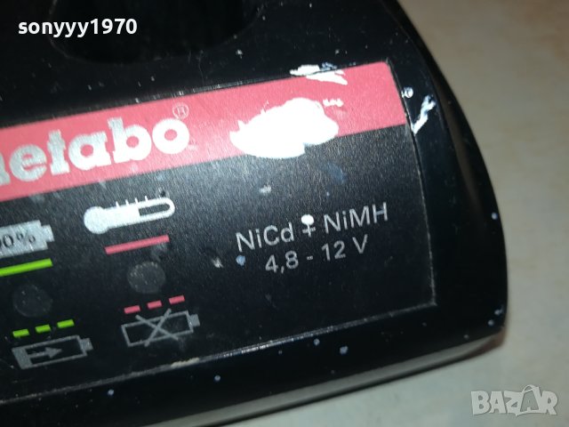 METABO L60 BATTERY CHARGER-SWISS 2901241635, снимка 5 - Винтоверти - 44031991