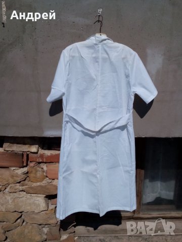 Стара Бяла работна престилка #2, снимка 4 - Други ценни предмети - 28354949