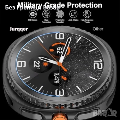 Нови 3 броя Samsung Galaxy Watch 8 Classic 46mm протектори 3D 9H закалено стъкло, снимка 3 - Смарт гривни - 51736427