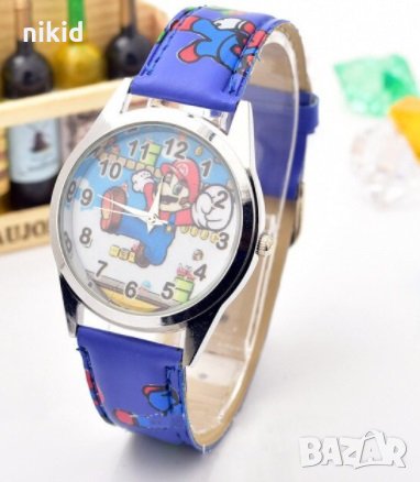 Супер Марио Super Mario 3 цвята  детски ръчен часовник, снимка 5 - Детски - 33541521