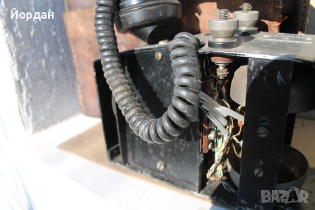 Стар военен телефон 1930-та година, снимка 7 - Антикварни и старинни предмети - 44069824