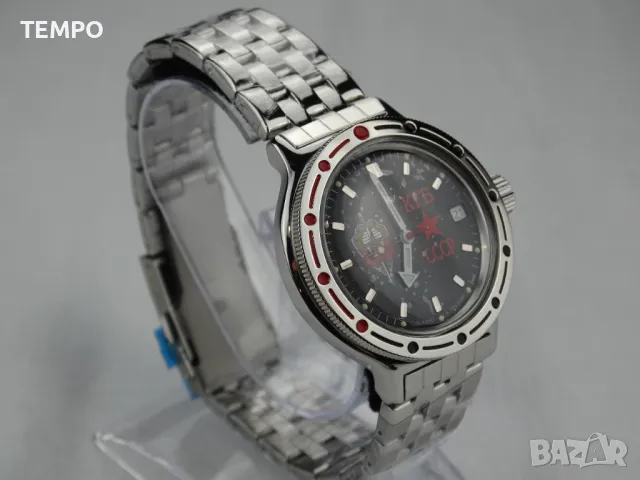 ВОСТОК АМФИБИЯ АВТОМАТИЧЕН- "КГБ" ref: 420457, снимка 15 - Мъжки - 43232648