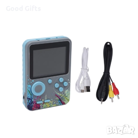 Ретро конзола G5 с 500 класически игри – преносима игрова конзола с TV връзка и цветен дисплей, снимка 9 - Други игри и конзоли - 52937652