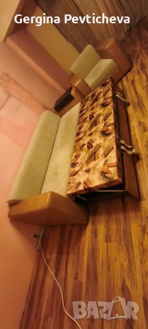 Продаваме диван и фотьойл хубава луксозна мебел , снимка 4 - Дивани и мека мебел - 53469809