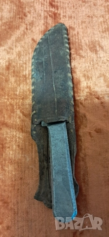 Стар нож с кания, снимка 3 - Колекции - 51851056