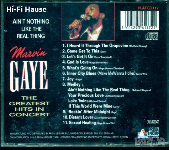 Marvin Gaye-Greatest Hits, снимка 2 - CD дискове - 37719264