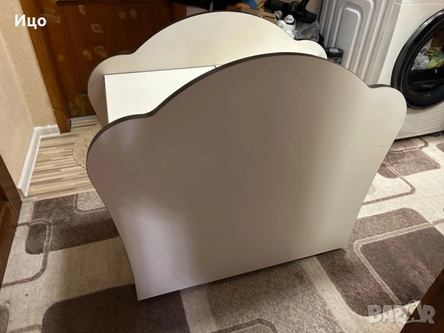 Шкаф с три отделения и ракла на колелца, снимка 2 - Мебели за детската стая - 52074982