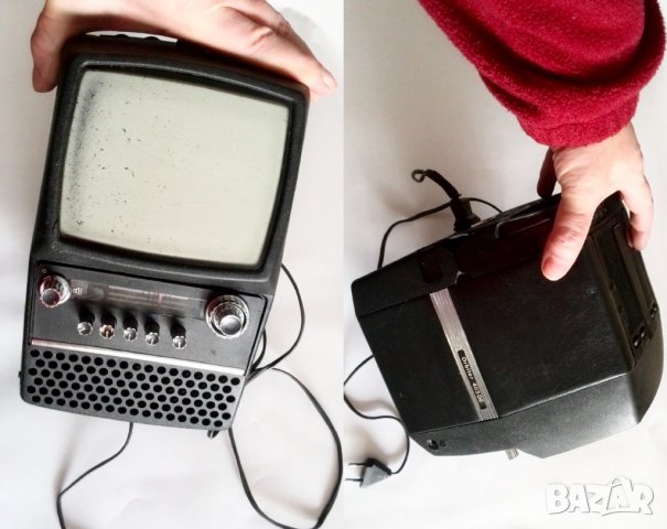 Orbiter 403 DE, мини черно-бяла телевизор, СССР, снимка 5 - Антикварни и старинни предмети - 37168133