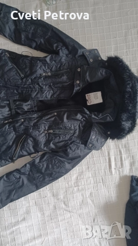 Уникално дамско(тинейджърско) топло ,зимно,оригинално черно яке за момиче (жена), снимка 6 - Якета - 51791259