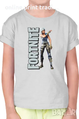 Детска тениска Фортнайт Fortnite Brush Your Shoulders Emote, снимка 4 - Детски тениски и потници - 48523153