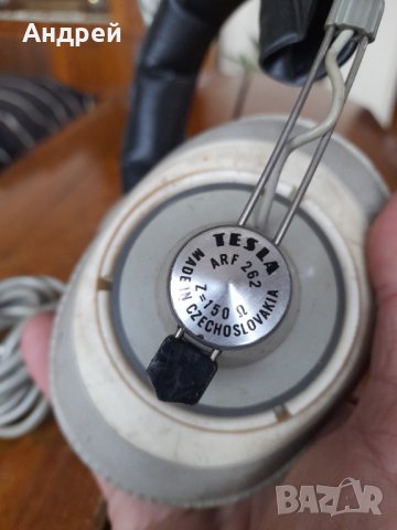 Стари слушалки Tesla ARF 262, снимка 4 - Антикварни и старинни предмети - 43958508