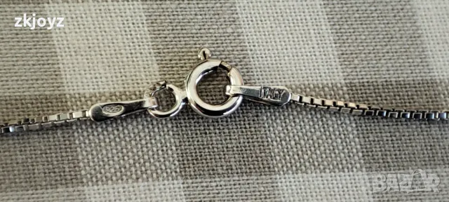 СРЕБЪРНО КОЛИЕ С РАЗНОЦВЕТНИ ЦИРКОНИ 3.39 гр. / проба 925 , снимка 5 - Колиета, медальони, синджири - 48654368