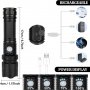 Ново мощно LED фенерче USB акумулаторно 5 режима за къмпинг туризъм, снимка 2