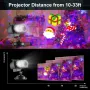 Trrisaun 2 в 1 Проектор с движеща се шарка, декор за Коледа и Хелоуин, таймер, дистанционно , снимка 2