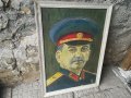 Голям портрет на Сталин 93х67см. , снимка 1 - Антикварни и старинни предмети - 33598963