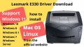 Lexmark E330 лазерен принтер с гаранция (реновиран ), снимка 5