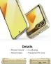 Прозрачен Кейс за Samsung Galaxy Z Flip7 FE от две части, снимка 5