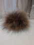 Прошарен Помпон Естествен косъм за шапка, снимка 10